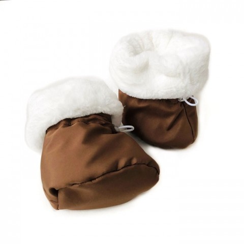 Хутряні пінетки для немовлят