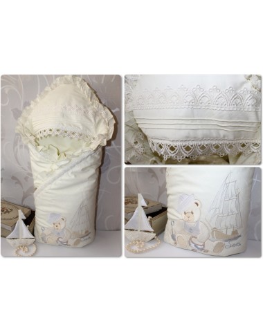 Плед-конверт на виписку "Бриз"