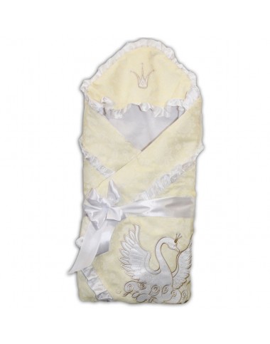 Плед-конверт на виписку "Лебідь"