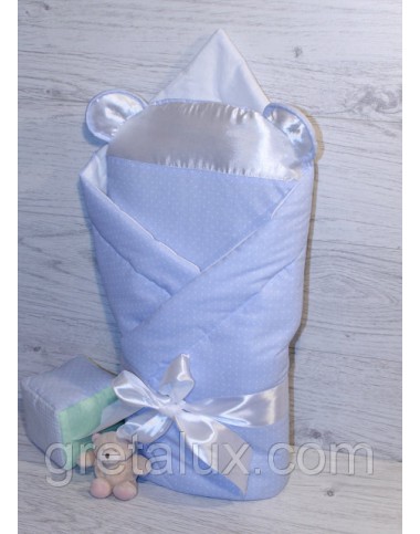 Плед-конверт на виписку "Мішка"