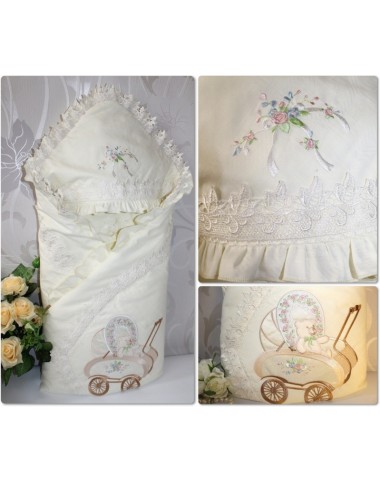 Плед-конверт на виписку "Прогулянка"