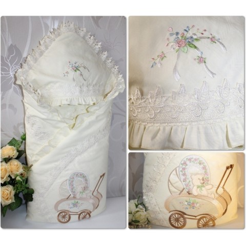 Плед-конверт на виписку "Прогулянка"