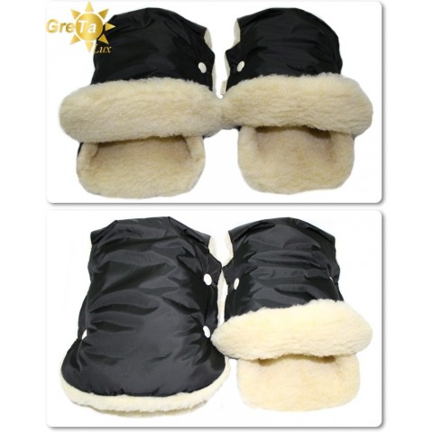 Муфта на ручку коляски, санок "Рукавички"