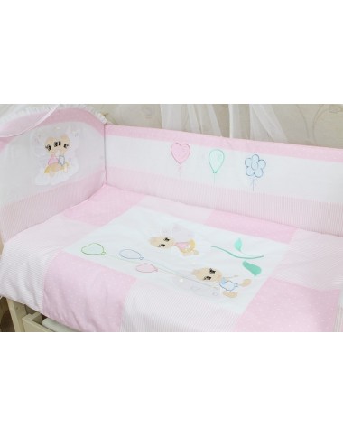 Набір білизни в дитяче ліжко "Бусинка" 3 предмети Набір білизни в дитяче ліжко "Бусинка" 3 предмети
