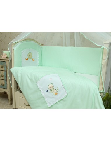 Набір білизни в дитяче ліжко "Котик"