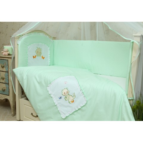 Набір білизни в дитяче ліжко "Котик"