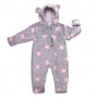 Слінгокомбінезон флісовий Star Pink Hoppediz
