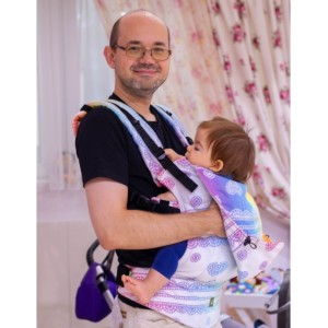 Ерго-рюкзак LennyLamb Baby Rainbow Lace Reverse
