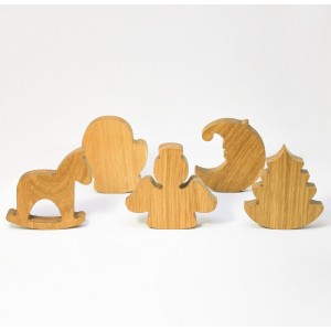 Набір дерев'яних фігурок "Гойдалки"