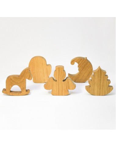 Набір дерев'яних фігурок "Гойдалки"