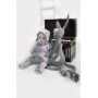 Слінгокомбінезон з велюру "My baby" сірий