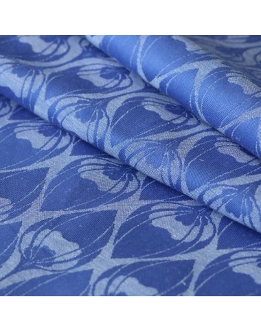 Слінг-шарф YARO SLINGS La Fleur Blue Natural Hemp
