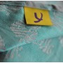 Слінг-шарф Yaro Slings Ukrainian Hearts Silver Aqua Glossy