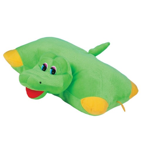 Декоративна подушка трансформер Крокодил