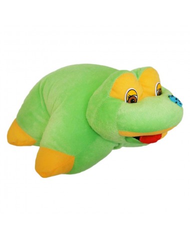 Декоративна подушка трансформер Жабка